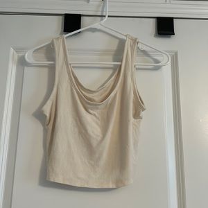 cream tank top
